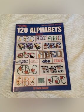 Leisure Arts 120 Alphabets Book 2 By Carol Emmer Xtra Special Cross Stitch Book